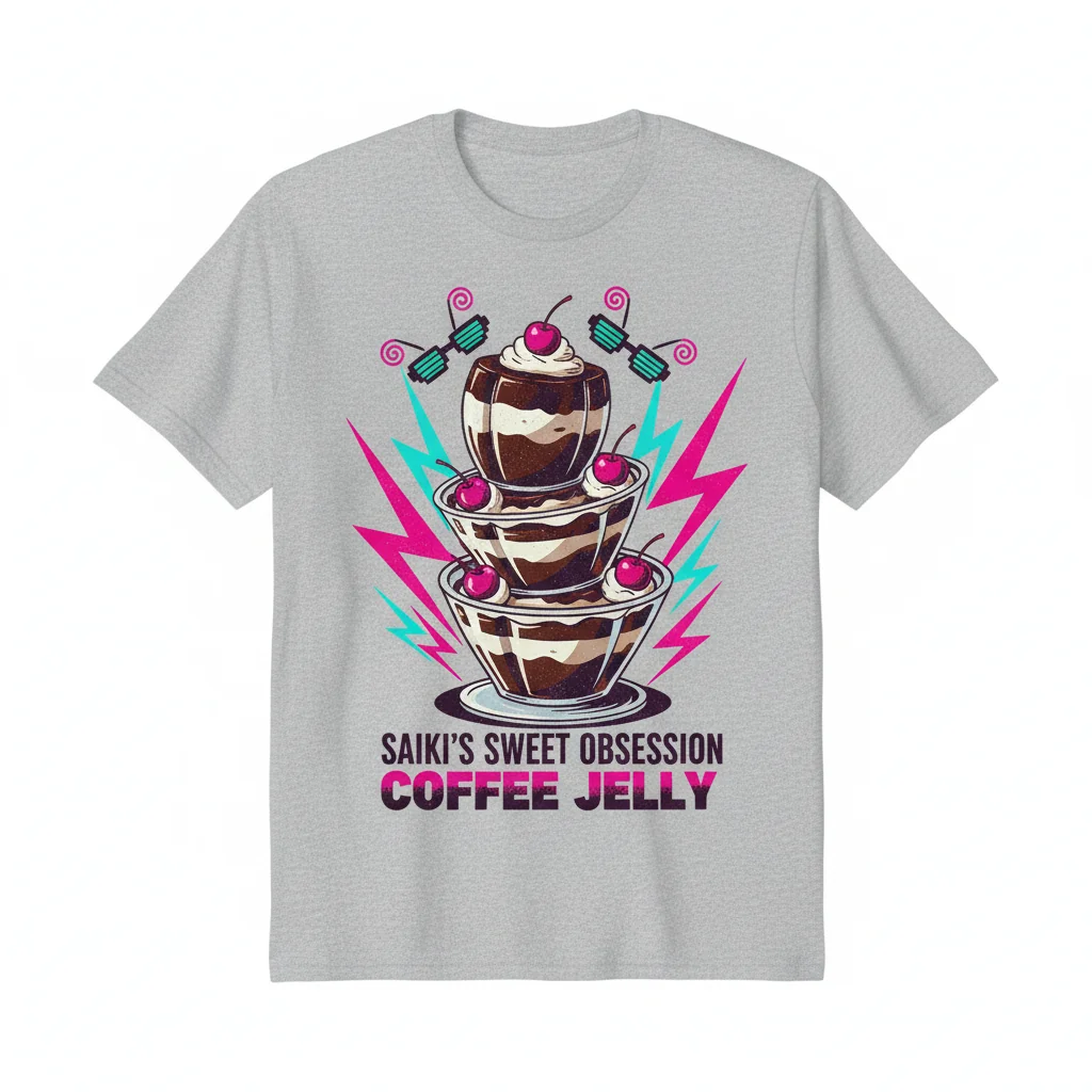 Saiki K. Coffee Jelly Essential T-Shirt – Premium Anime Fan Apparel