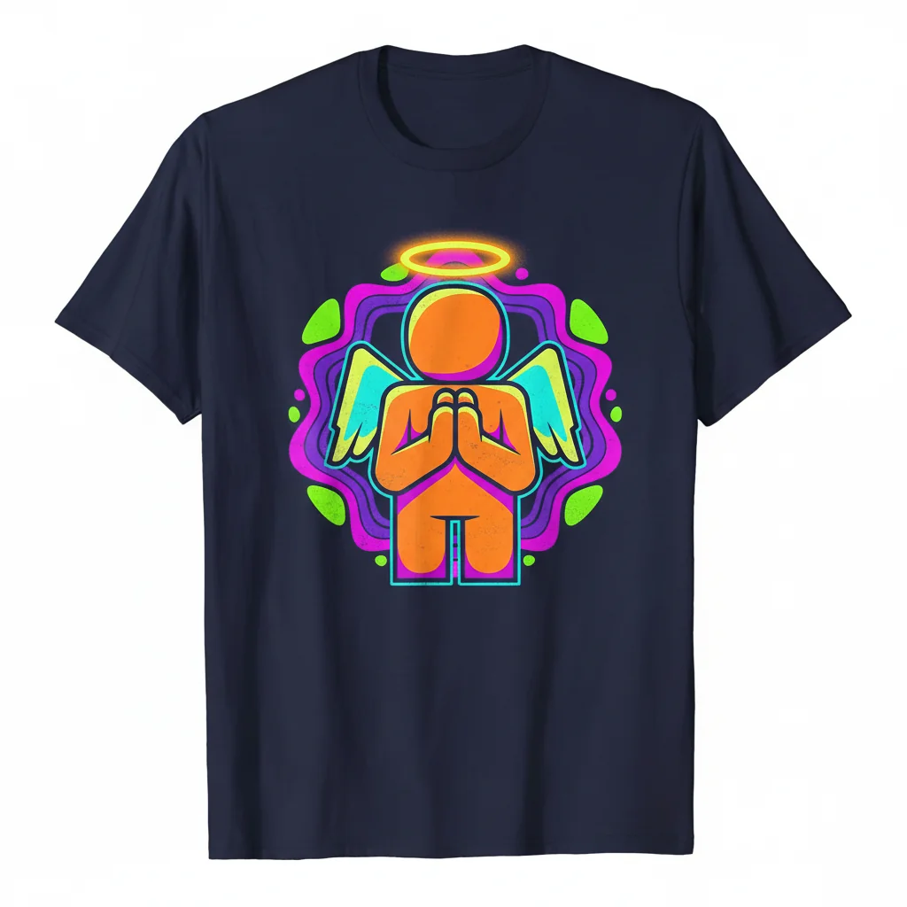 Saint Blob Stick Figure Essential T-Shirt - Premium Ring-Spun Cotton Tee
