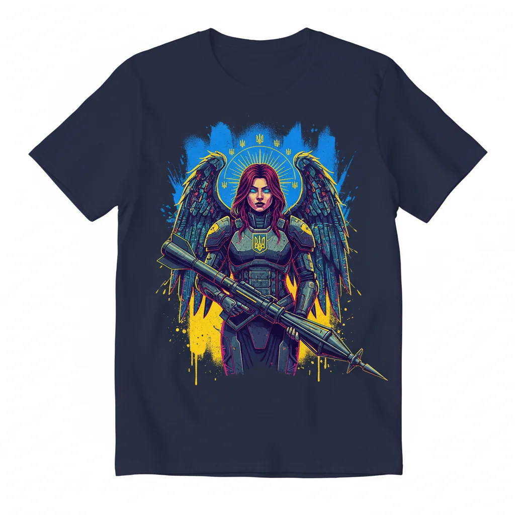 Saint Javelin: Ukraine Flag Protector Tee