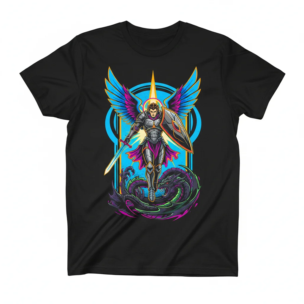 Saint Michael Archangel Premium Essential T-Shirt – Unisex Graphic Tee