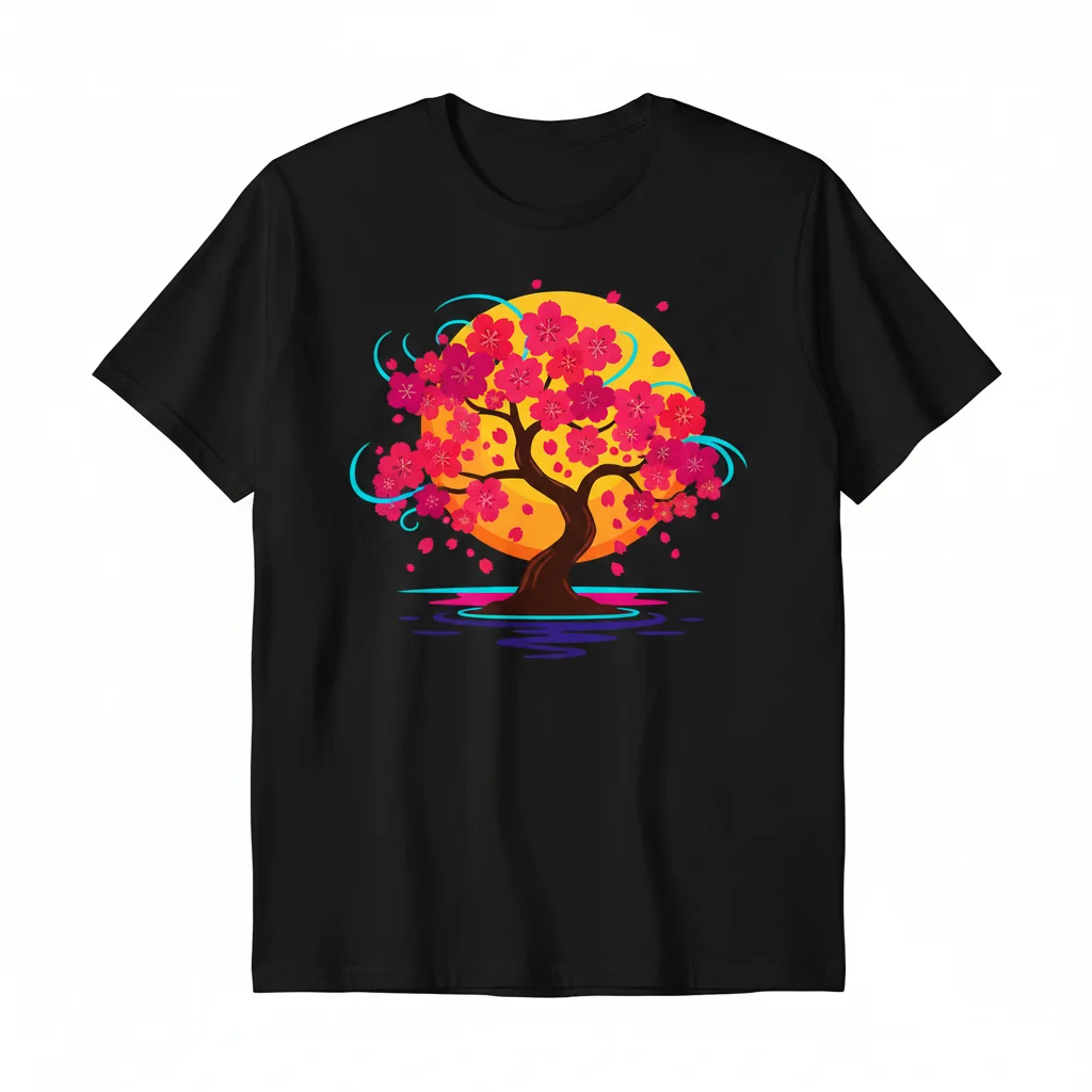Sakura Bloom T-Shirt: Unmatched Durability, Perfect Fit & Vibrant Style