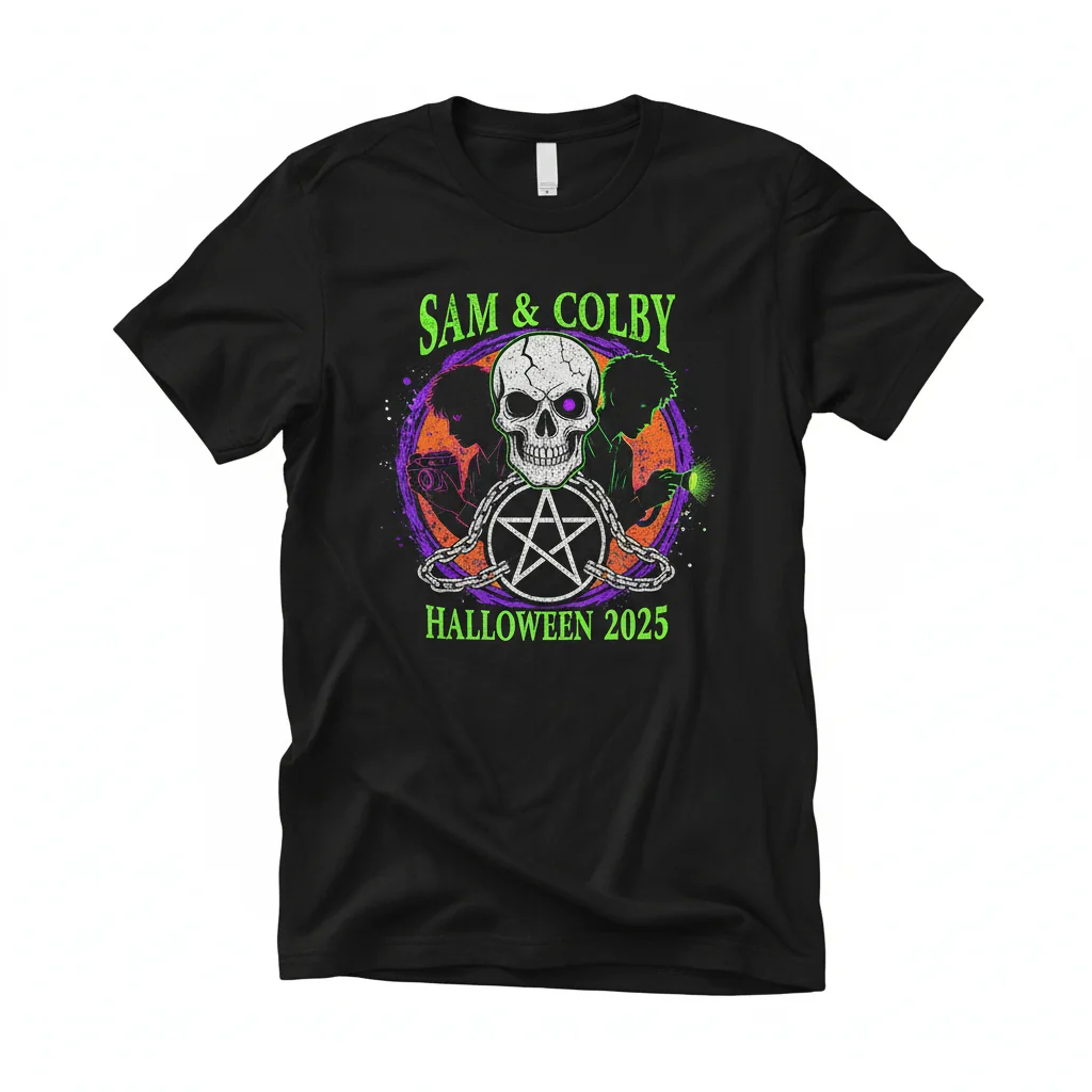 Embrace the Spirit: Sam & Colby Halloween 2025 Collector's Tee