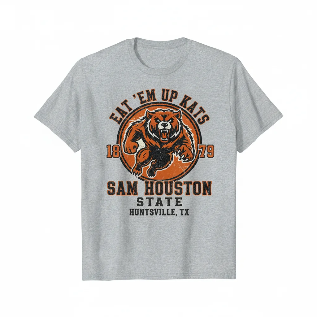 Sam Houston 'Eat 'Em Up' 1879 Mascot Tee
