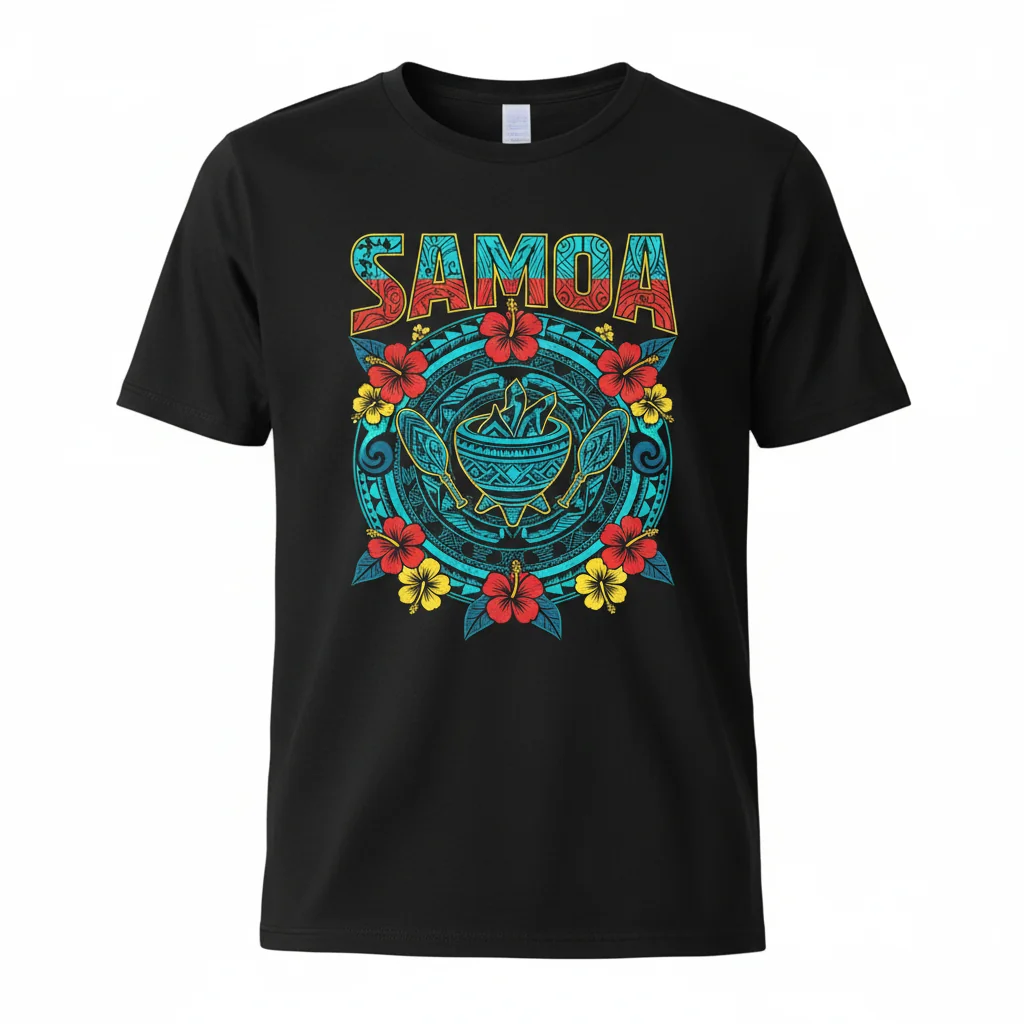 Samoa Pride Essential Tee – Poly Heritage Drop