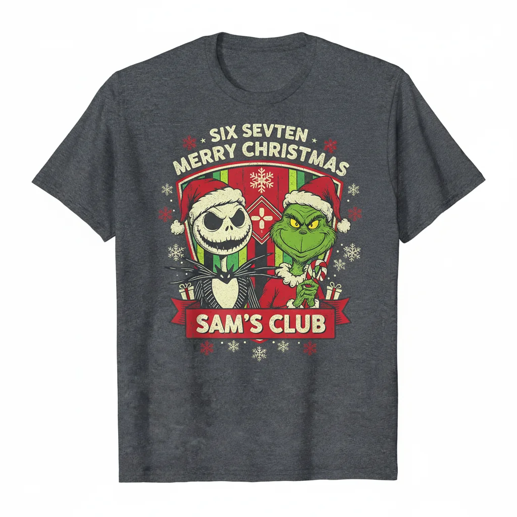 Jack Skellington & Grinch Christmas Shirt | Vibrant, Durable Holiday Tee