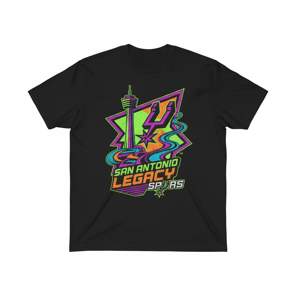 The Archives: San Antonio Spurs Legacy Art Tee