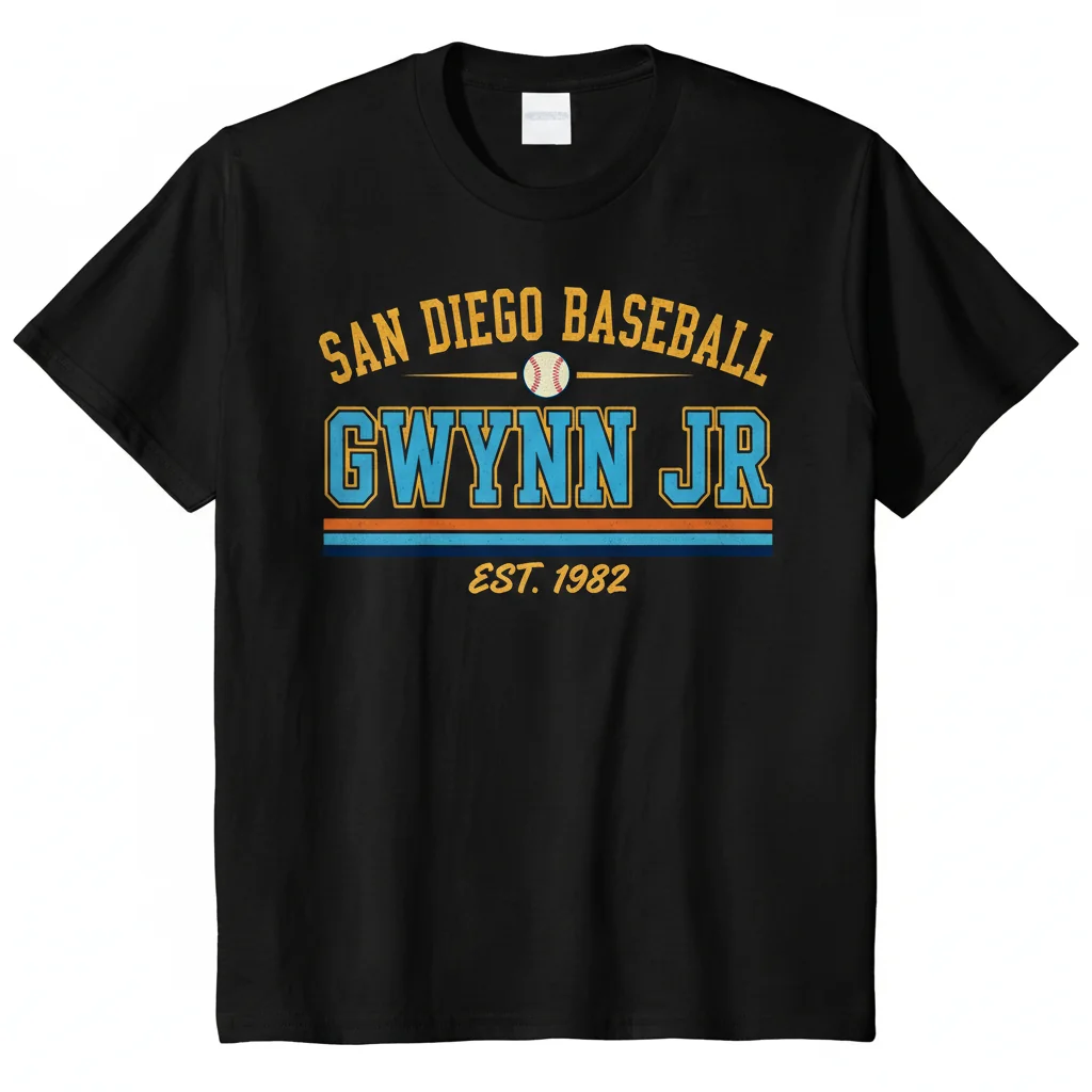 Tony Gwynn Jr San Diego Baseball Tribute T-Shirt