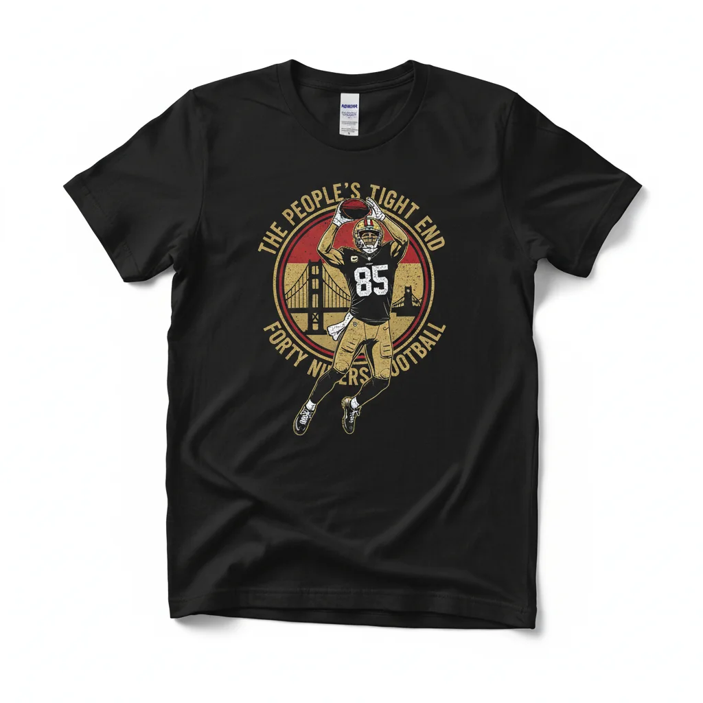 San Francisco 49ers George Kittle Forty Niners Fan T-Shirt | Premium NFL Apparel