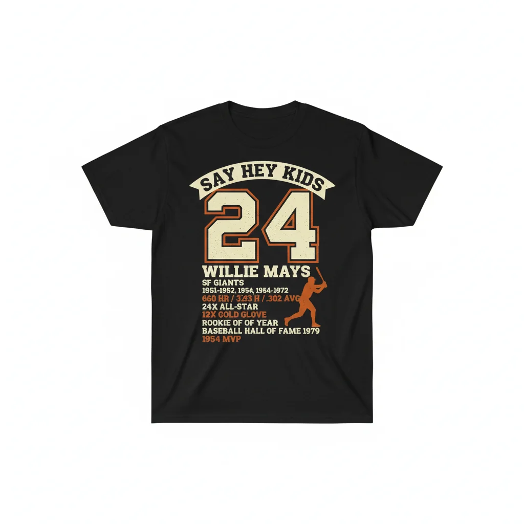 Willie Mays 'Say Hey Kids' Giants Legacy Tee