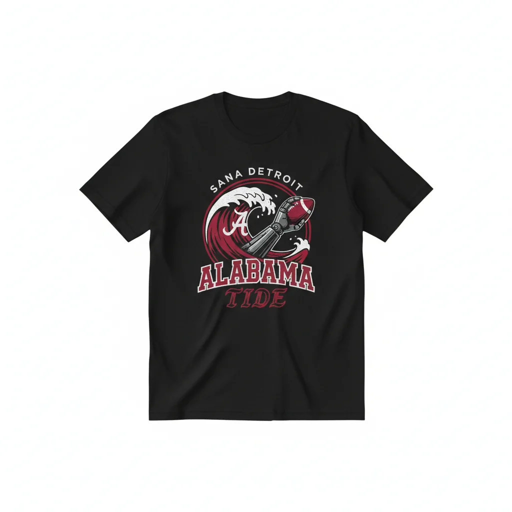 Sana Detroit Alabama "The Tide" Shirt | College Football Fan Apparel