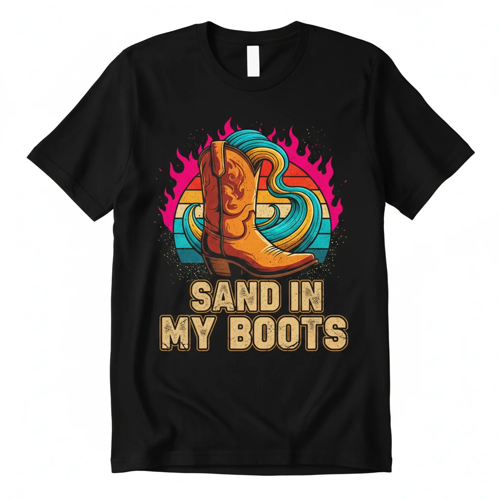 "Sand in my Boots" Essential T-Shirt - Comfortable Unisex Tee
