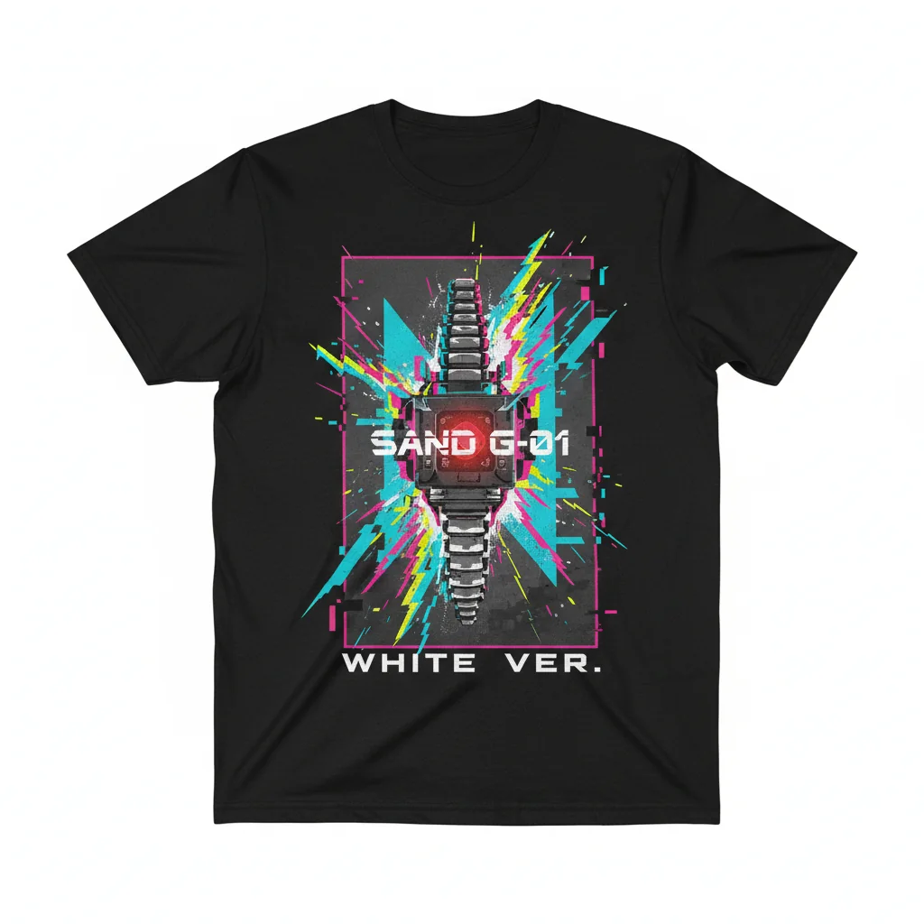 Sandevistan G: White Ver. Essential Tee