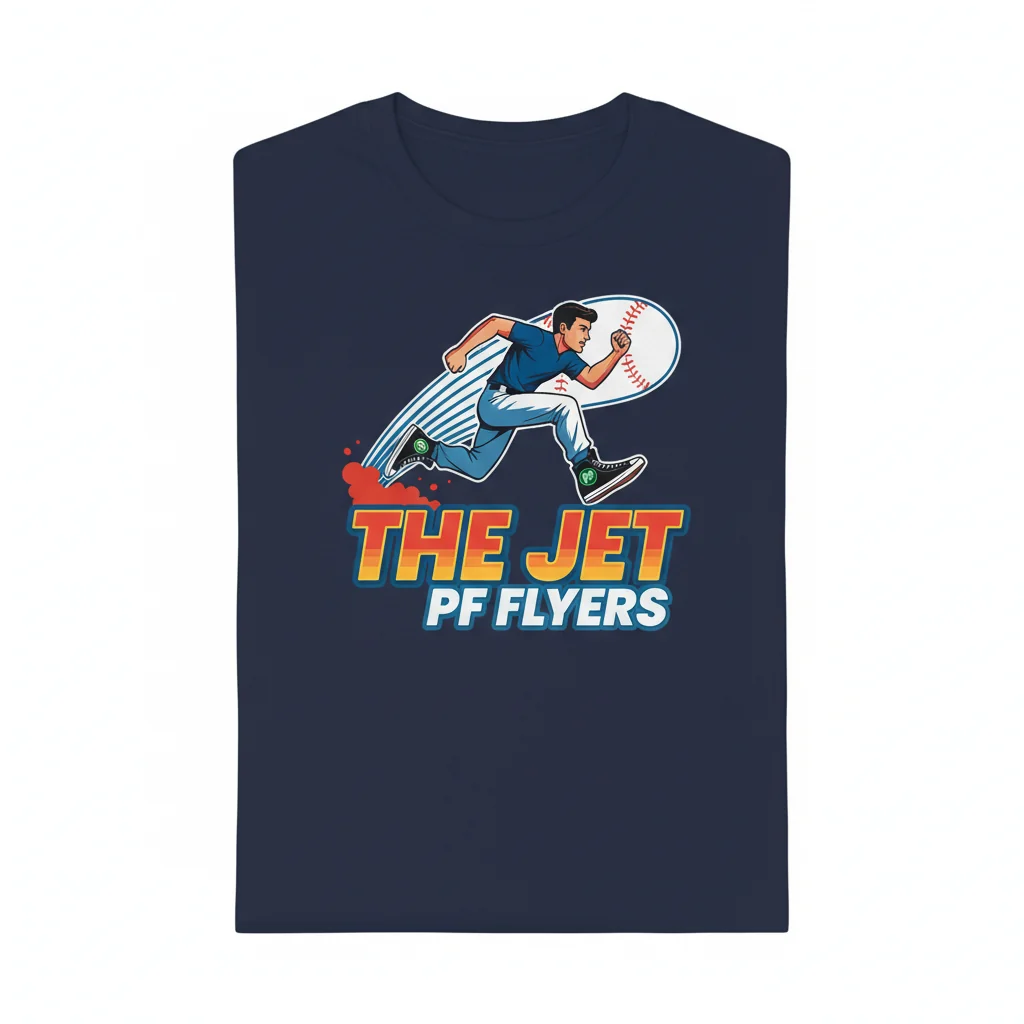Sandlot Benny "The Jet" PF Flyers T-Shirt - Essential Cotton Tee