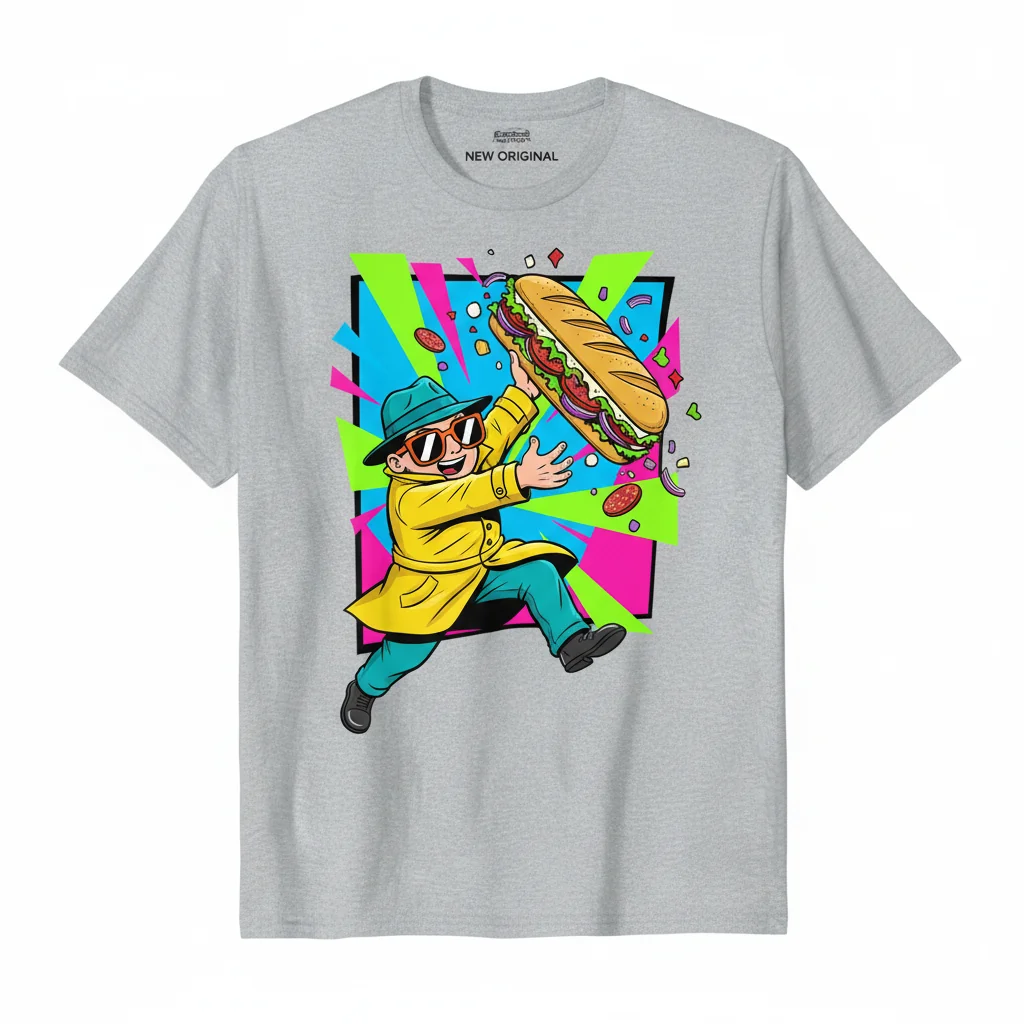 Camiseta Esencial "Lanzador de Sándwiches": Durabilidad y Estilo Sin Compromisos