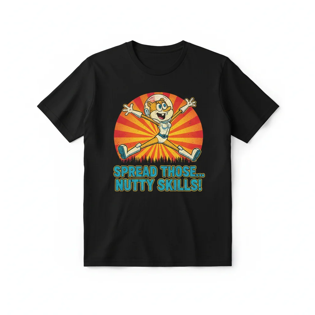 Sandy Cheeks: Embrace Your Inner Squirrel Power Tee