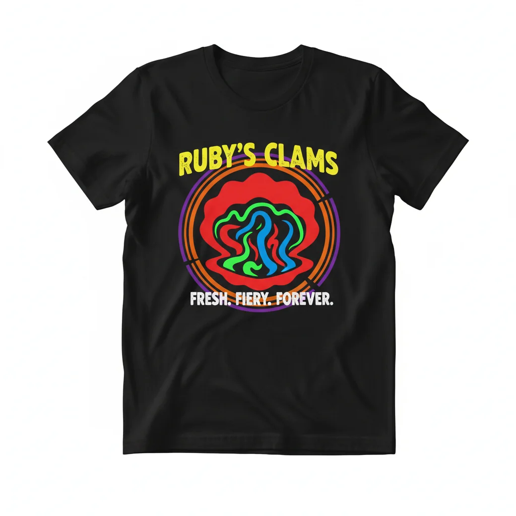 Santa Clarita Diet Ruby's Clams TV Show Fan Essential T-Shirt – Premium Cotton Tee