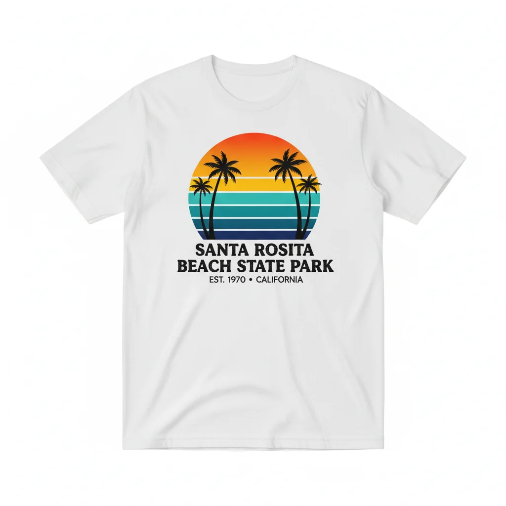 Santa Rosita Beach State Park Tee - Coastal Vibe Essential