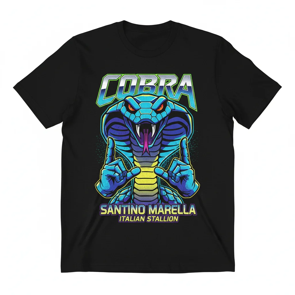 Santino Marella Vintage Cobra T-Shirt - Official WWE Apparel