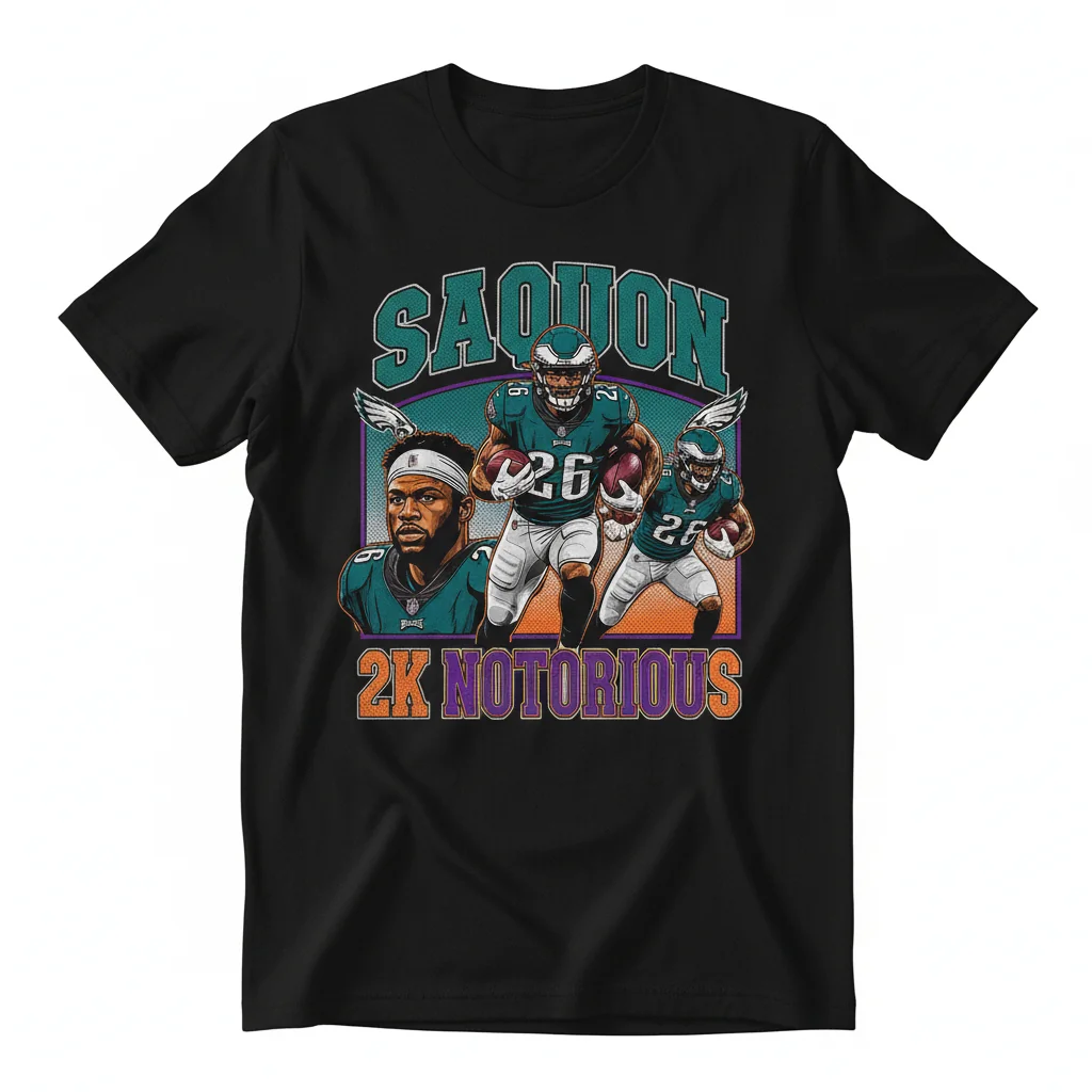 Saquon Barkley: Notorious 2K 'Philly Legacy' Premium Graphic Tee