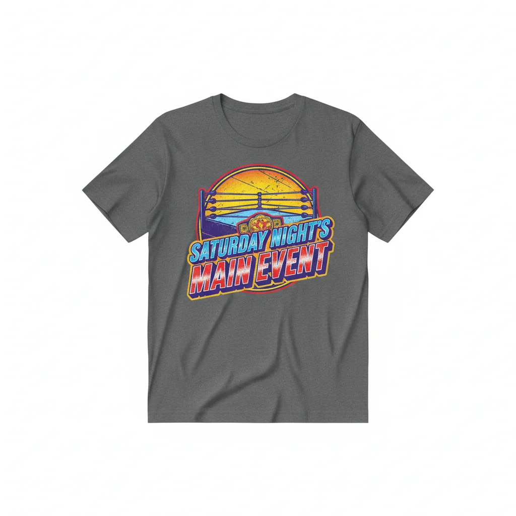 Saturday Night's Main Event Essential T-Shirt – Classic WWE Retro Tee