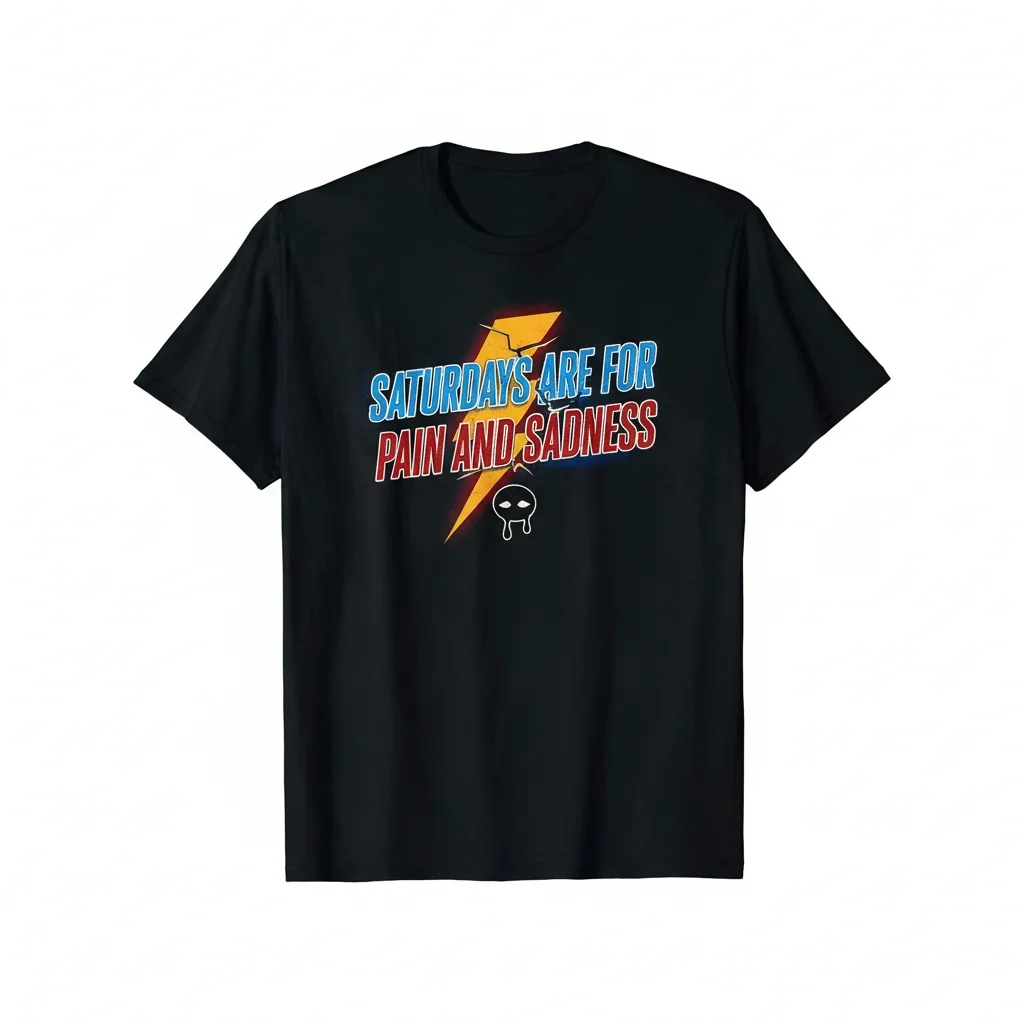 Saturdays Are For Pain & Sadness Essential Tee - Comfort Fit