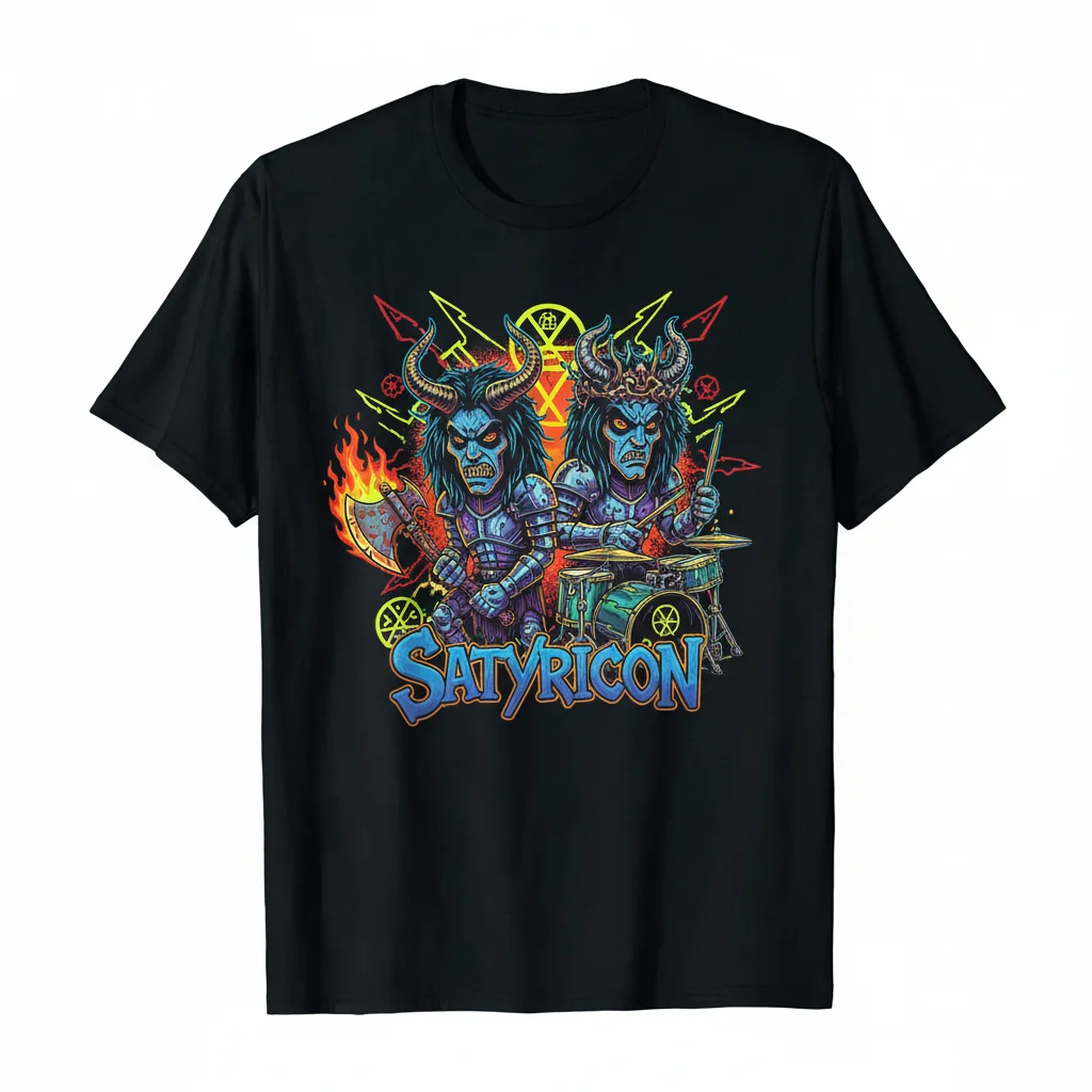 Satyricon Vibes Cartoon Tee