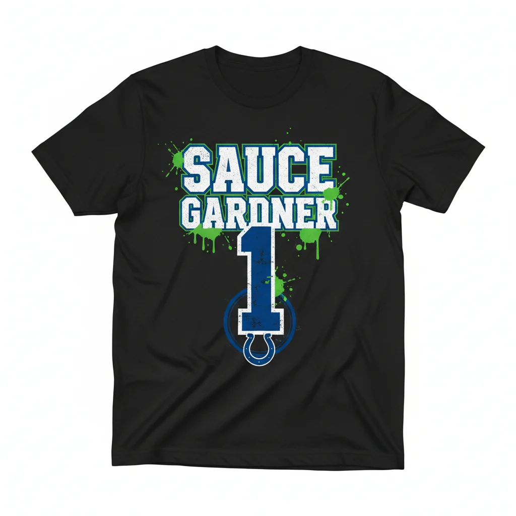 Sauce Gardner #1 Jets Legacy Tee | Artistic NFL Apparel