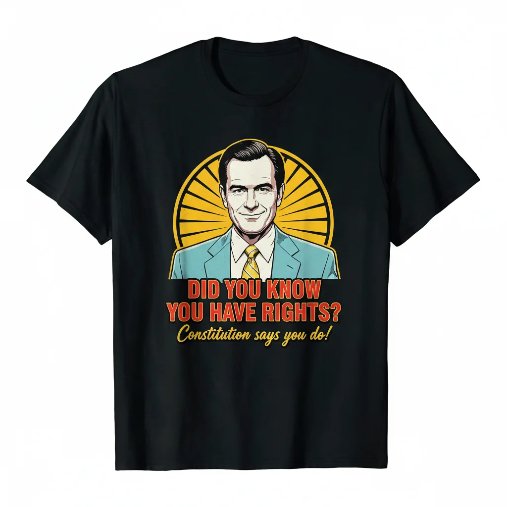 Saul Goodman "Did You Know You Have Rights?" Premium T-Shirt