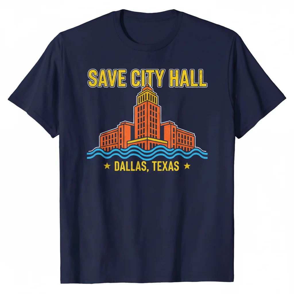 Save Dallas City Hall Texas Shirt - Support Historic Preservation Tee