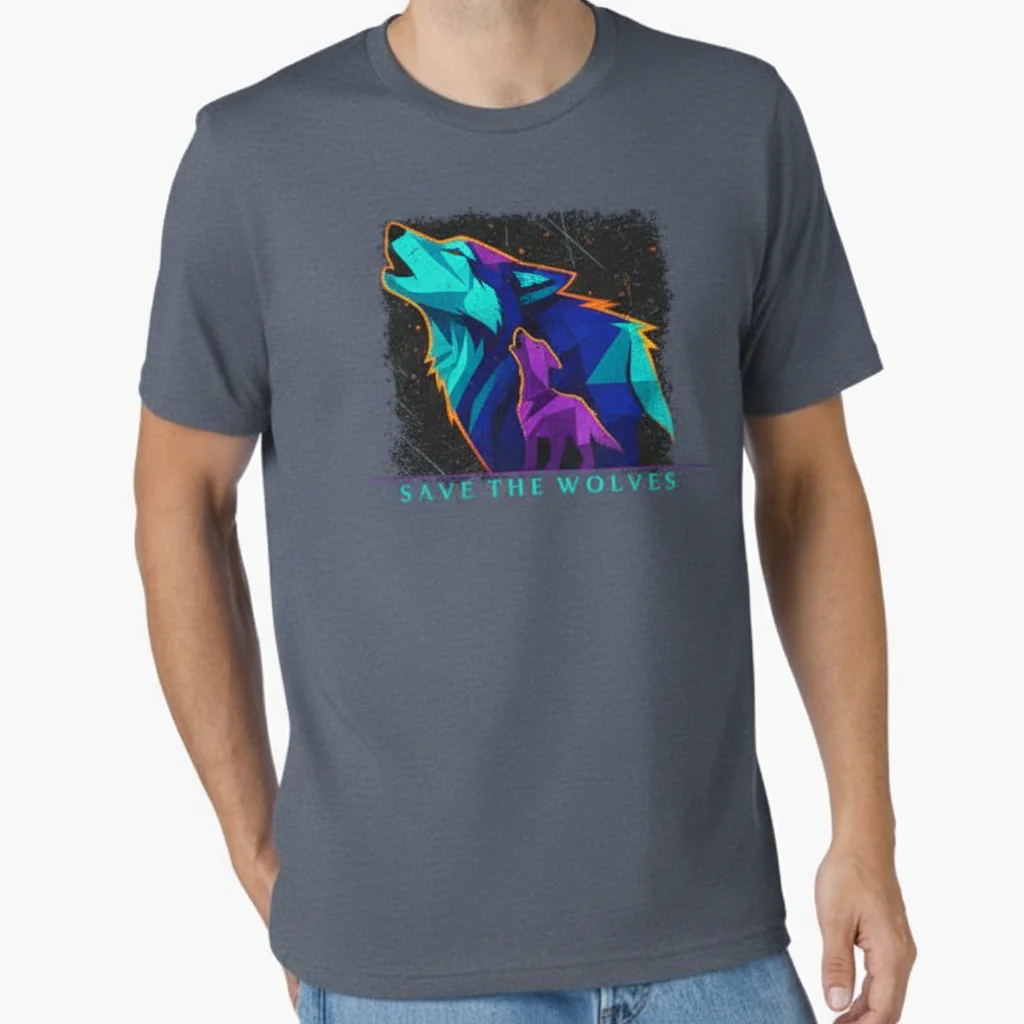 Protect the Pack: Essential Wolf Tee