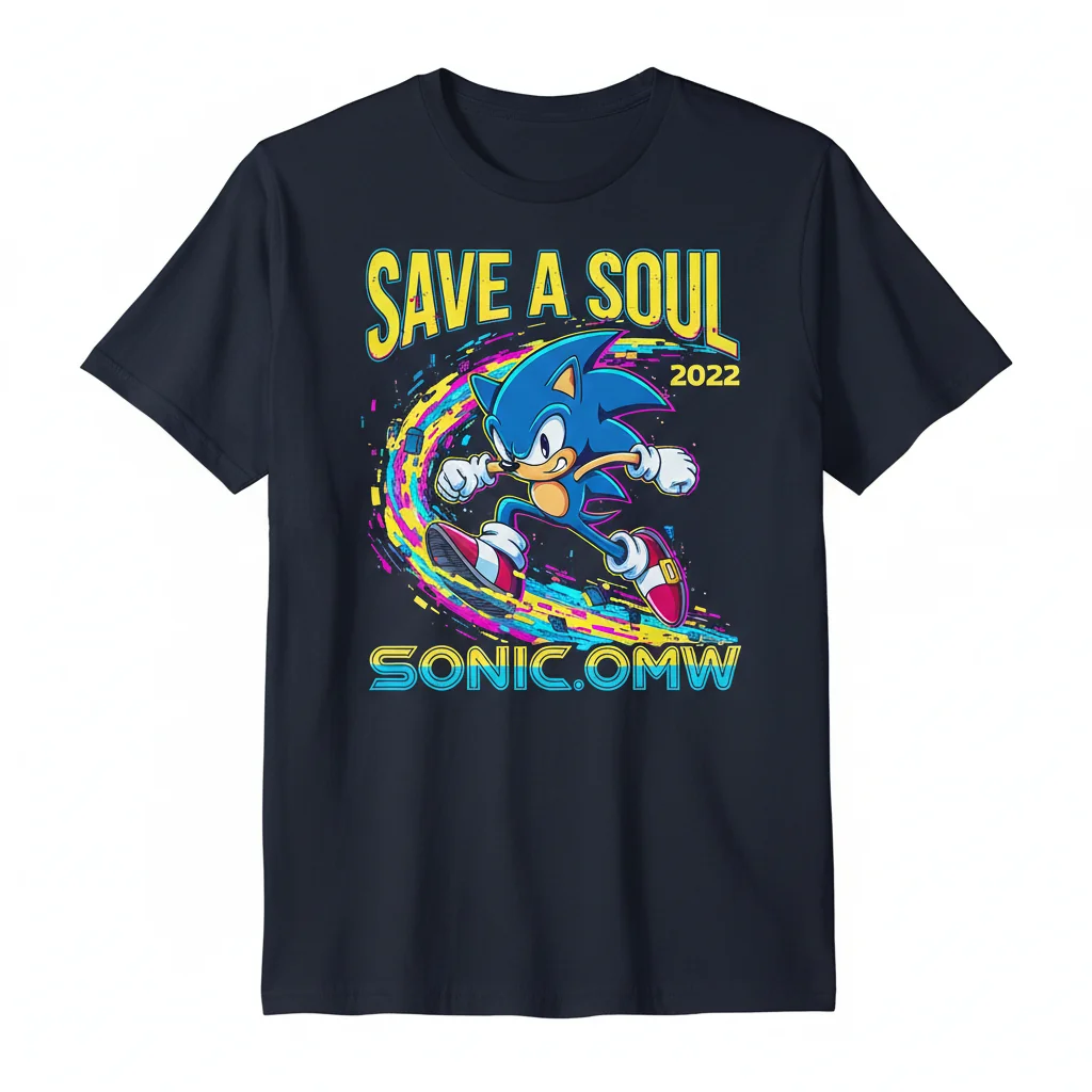 SaveASoul 2022 - Sonic.OMW Essential Tee: Elevate Your Vibe