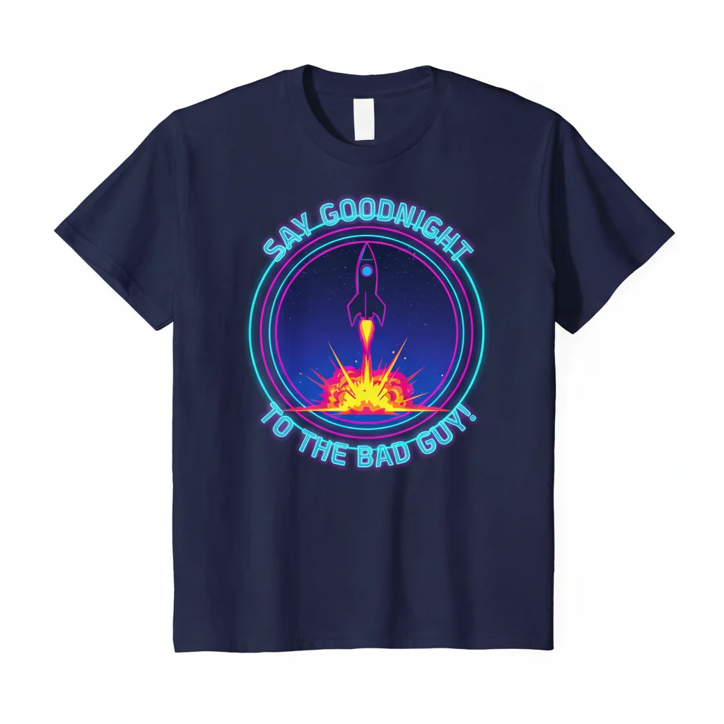Say Goodnight to the Bad Guy! Graphic Tee - Premium Softstyle Cotton