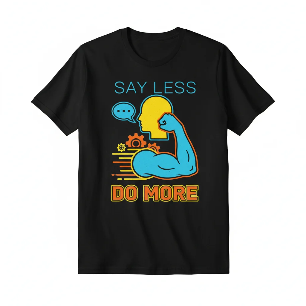 Say Less Do More: The Durable, Eco-Friendly Essential T-Shirt
