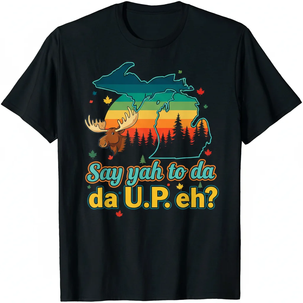 Say Yah to Da U.P., Eh? - Embrace Your Yooper Spirit Essential T-Shirt