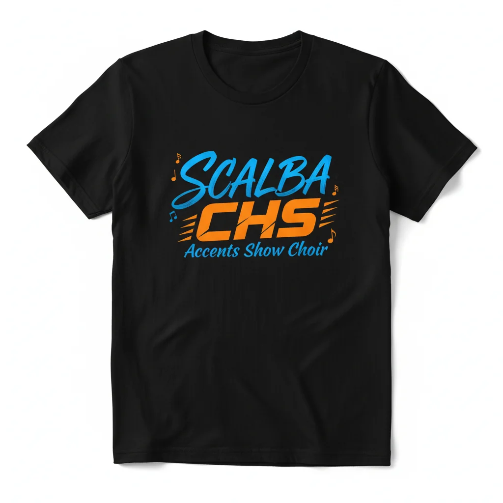 SCALBA Script Cursive CHS Show Choir T-Shirt – Premium Comfort & Durability