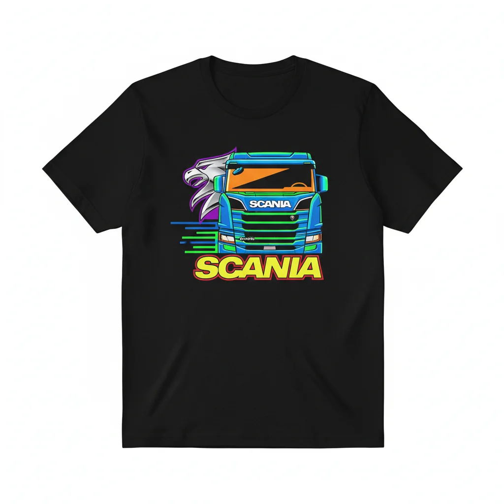 Scania T-Shirt | Premium Trucker Graphic Tee for Men & Women