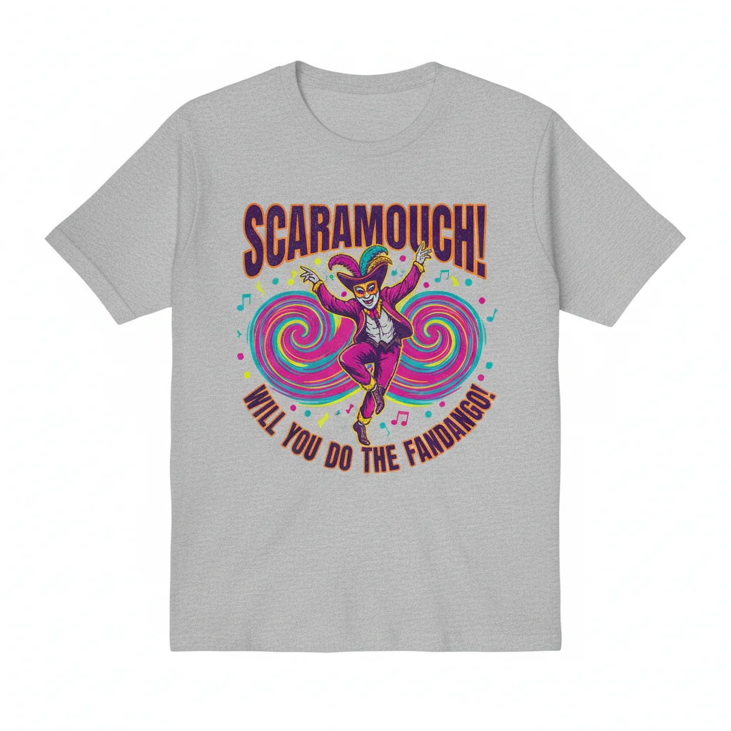 Scaramouch Fandango Queen Essential T-Shirt - Iconic Freddie Mercury Quote Tee