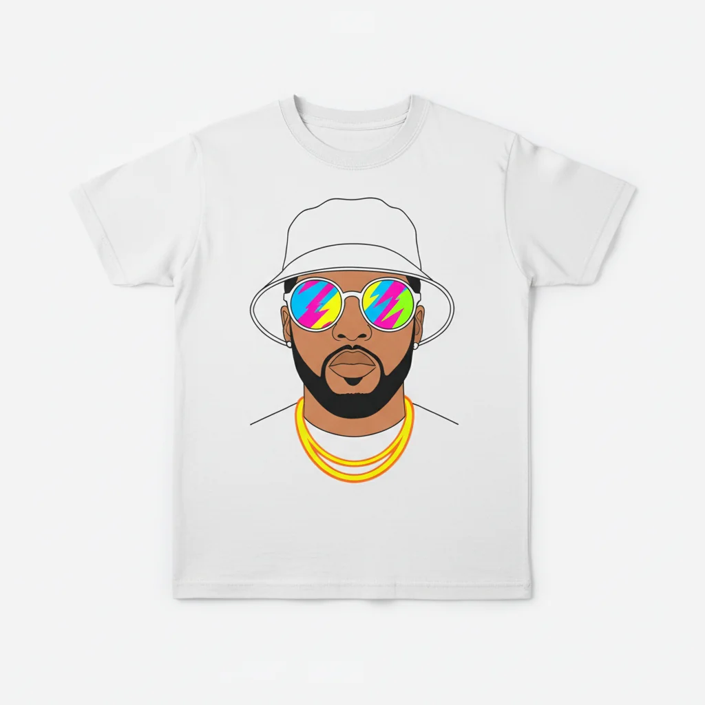 Schoolboy Q Bucket Hat & Glasses Essential T-Shirt - Premium Cotton Graphic Tee