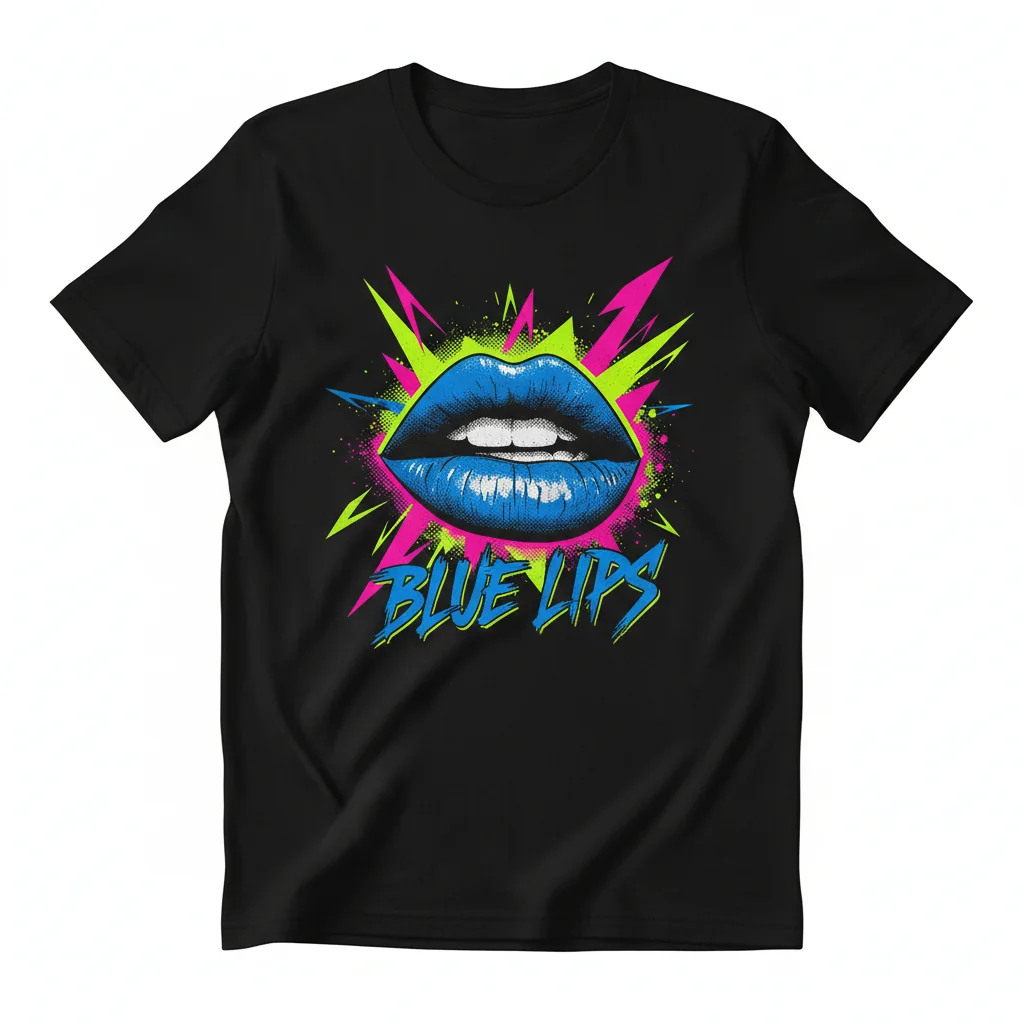 Schoolboy Q Blue Lips T-Shirt | Lasting Comfort & Vibrant Style