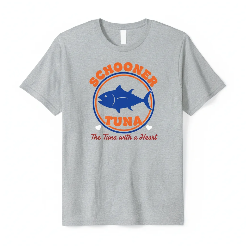 Schooner Tuna from MR MOM Essential T-Shirt - Premium Cotton Tee