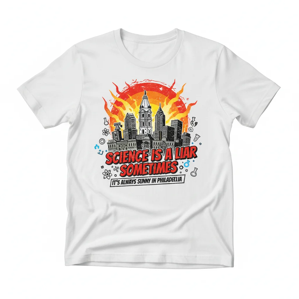 Always Sunny 'Science is a Liar' Essential Tee