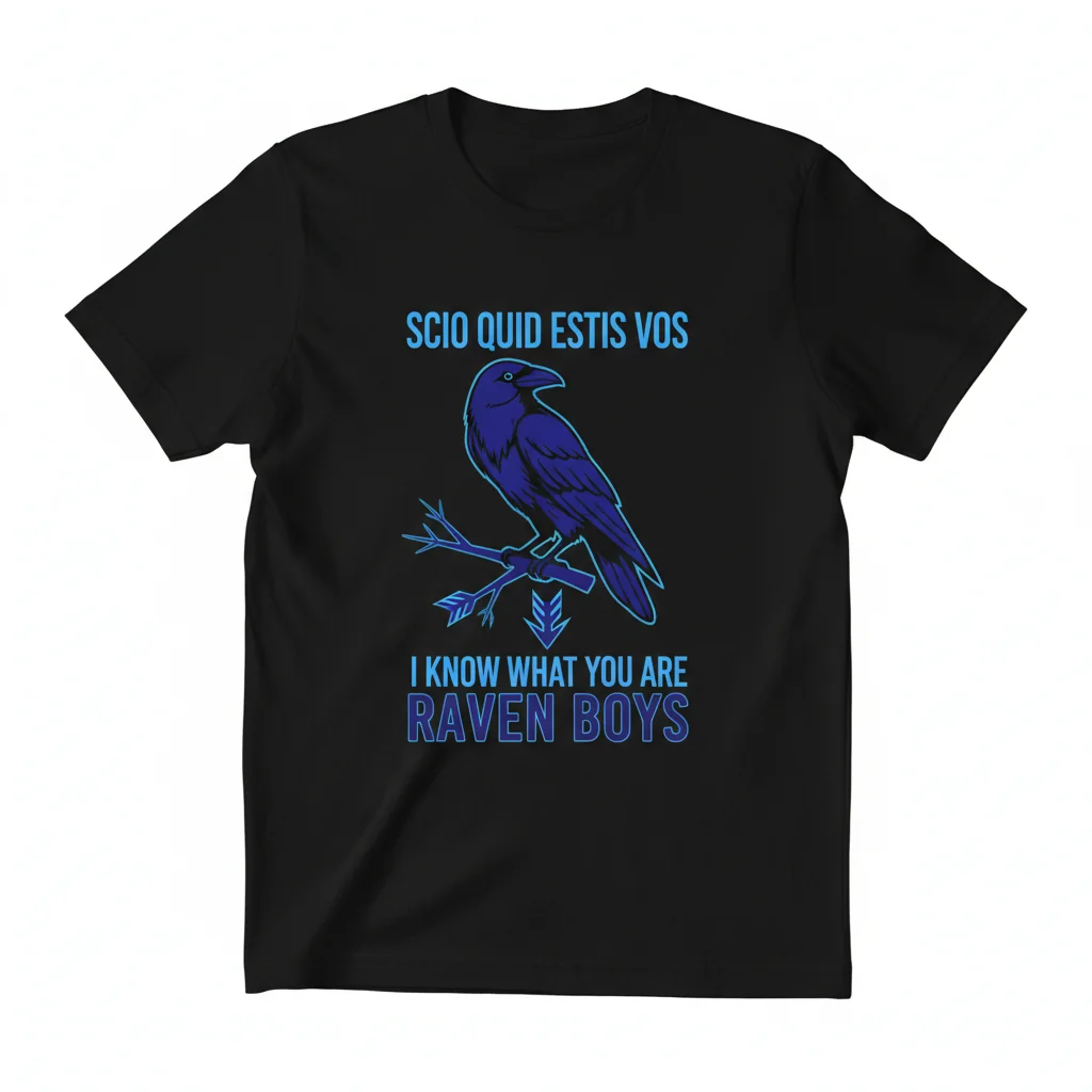 Scio Quid Estis Vos Raven Boys Tee