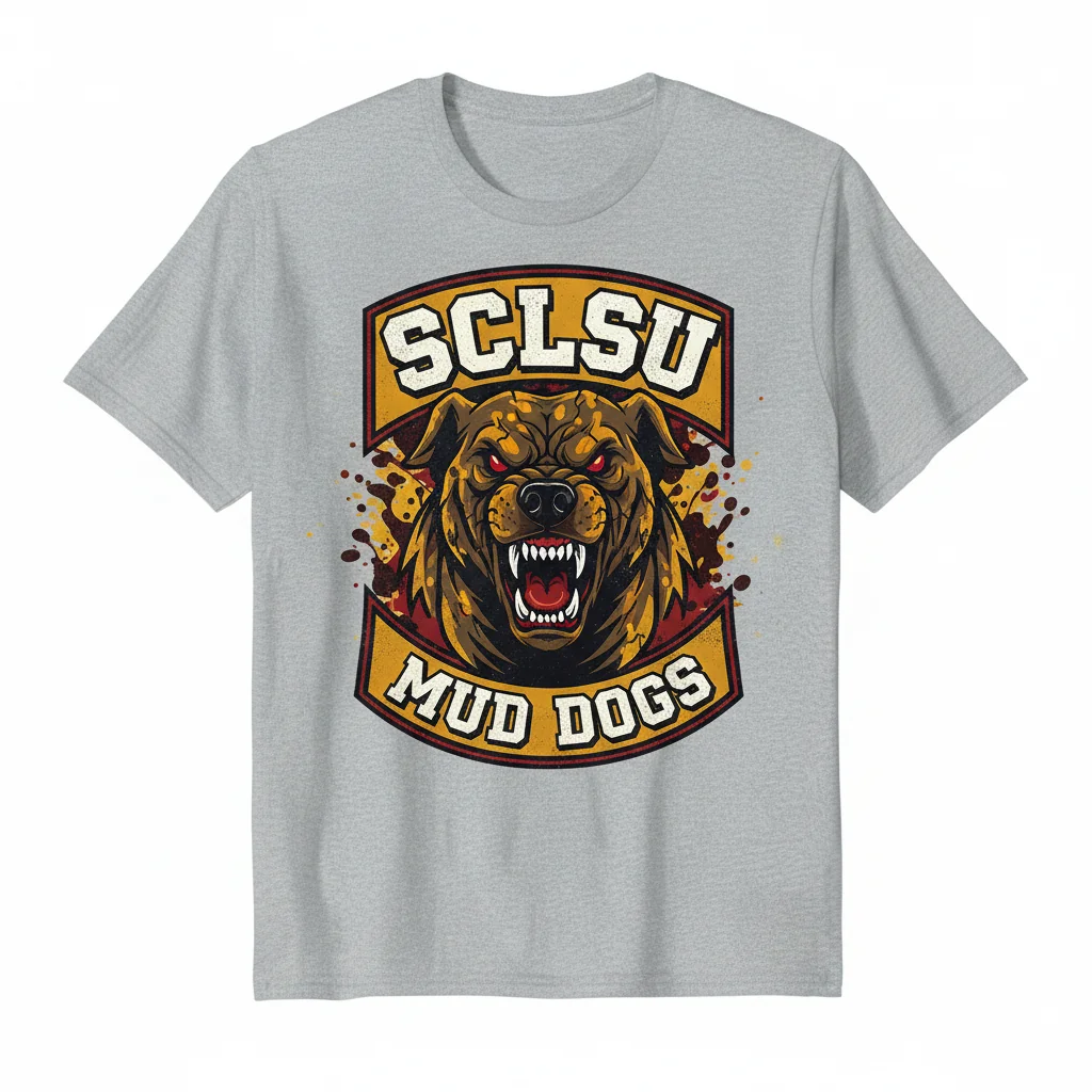 SCLSU Mudogs Vintage Waterboy Logo Essential T-Shirt - Collegiate Football Fan Apparel