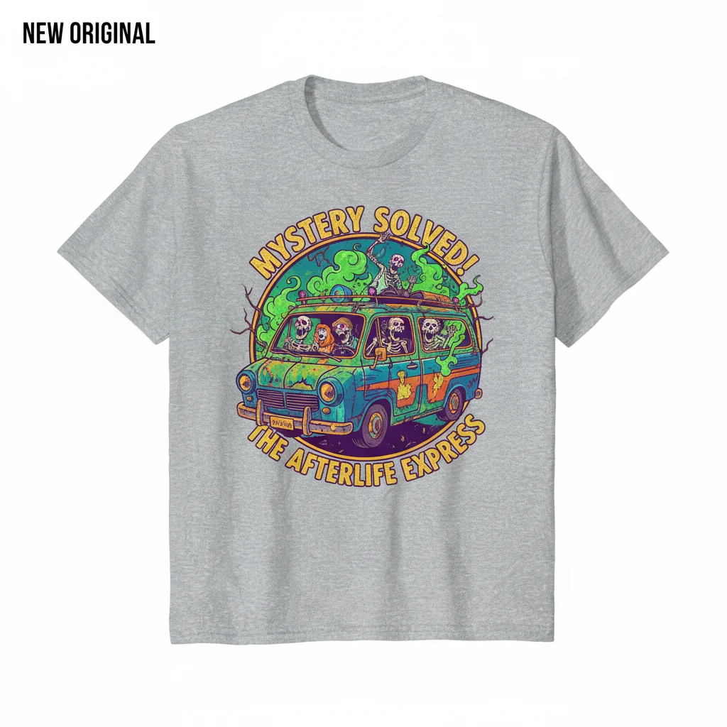 Scooby-Doo Skeleton Mystery Machine T-Shirt