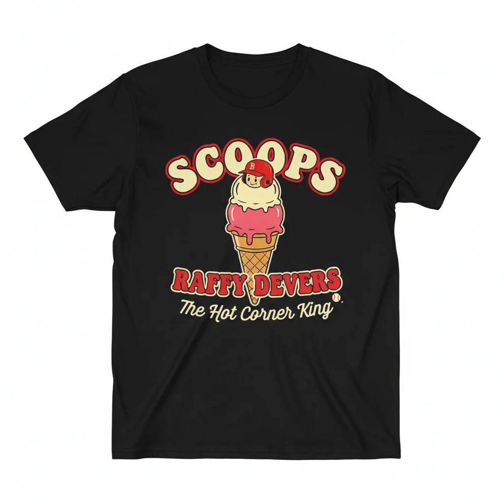 Raffy Devers 'Scoops' Boston Red Sox Essential T-Shirt – Premium Cotton Fan Apparel