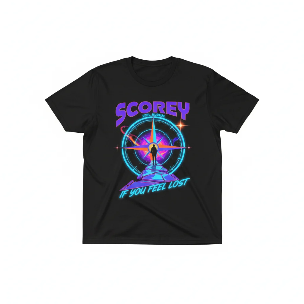 Scorey 'If You Feel Lost' Album T-Shirt | Premium Unisex Streetwear