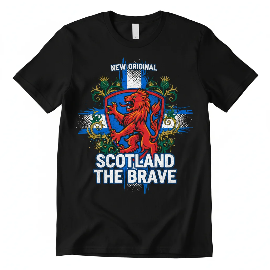 Scotland The Brave Tee: Elevated Streetwear Essential