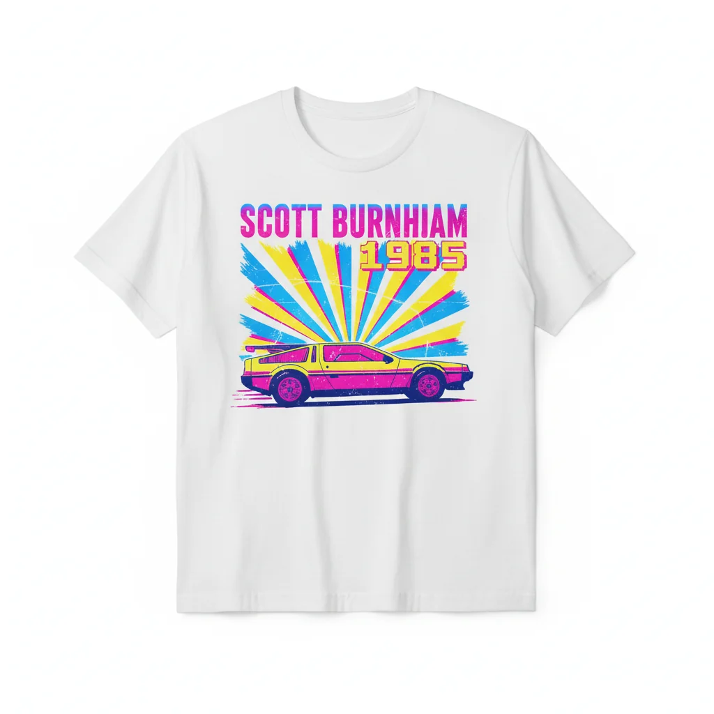 Scott Burnham 1985 Premium Essential T-Shirt – Durable, Comfortable & Fade-Resistant