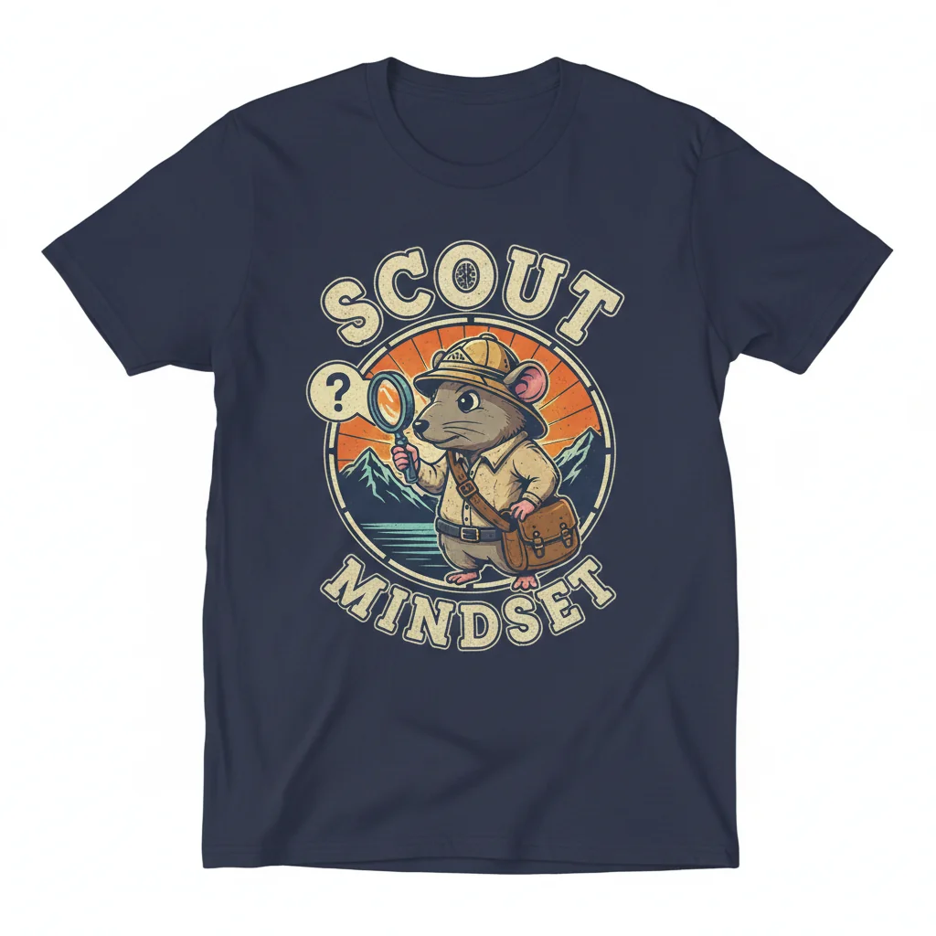 Scout Mindset Rat Essential T-Shirt - Thinker's Tee