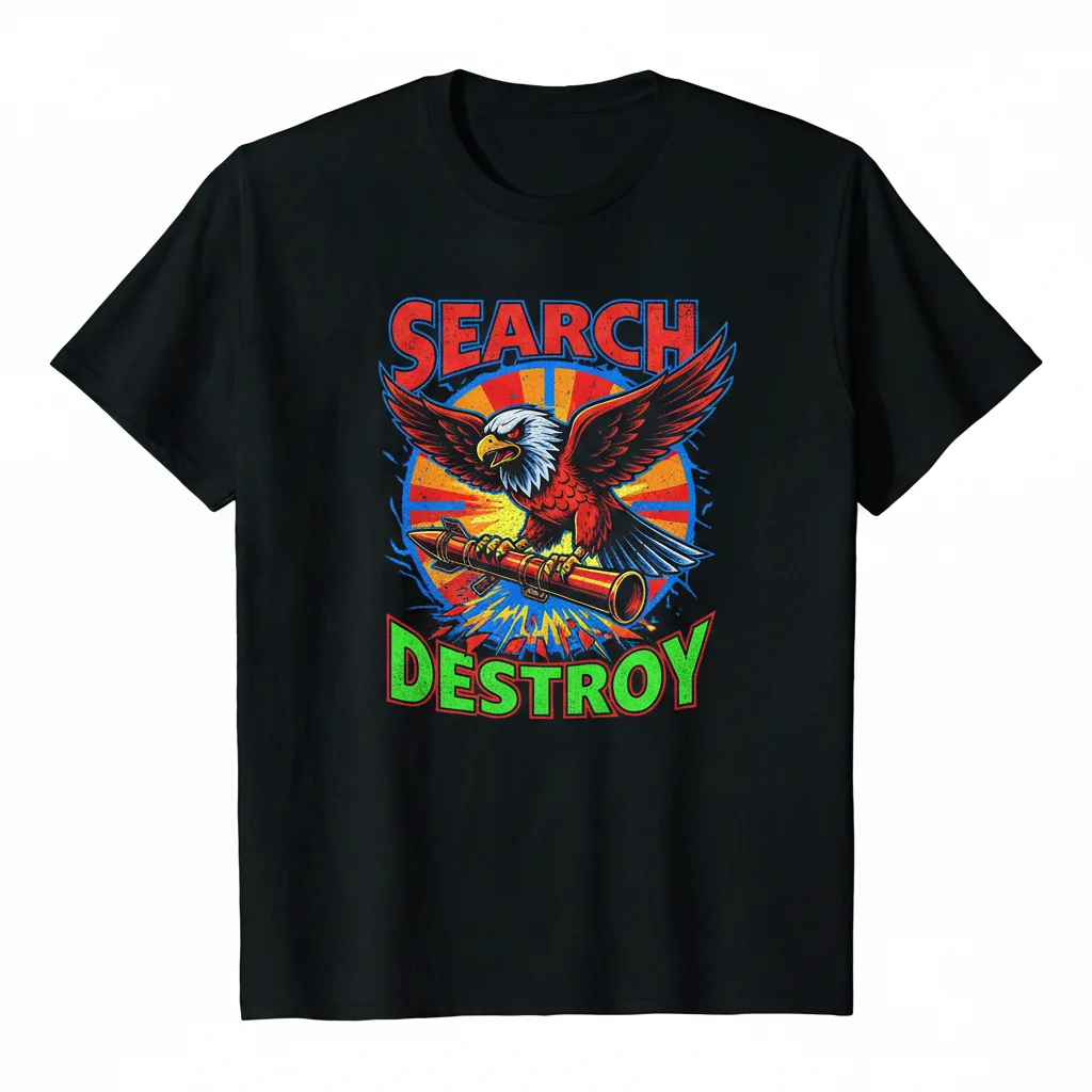 Embrace the Spirit: "Search And Destroy" Premium Art Tee